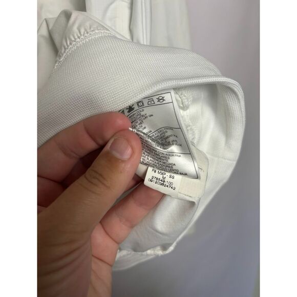 Nike Windrunner Jacket White Sheer Zip Up Hooded Running Windbreaker M Golf - Picture 2 of 4